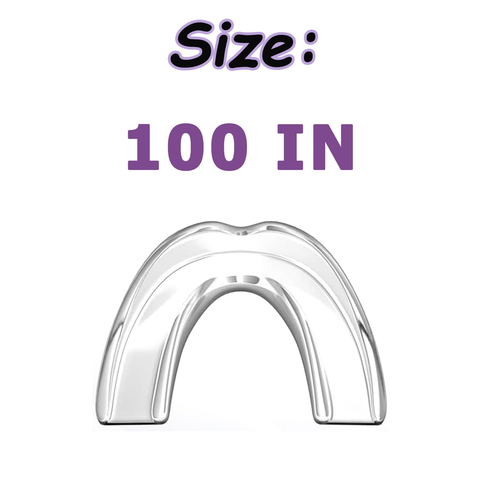 Mouth Guard for Grinding Teeth at Night,8 Pack Night Guards for Teeth Grinding,2 Size Mouthguards for Grinding of Teeth,Reusable Teeth Grinding Mouth Guard for Sleeping 100 IN
