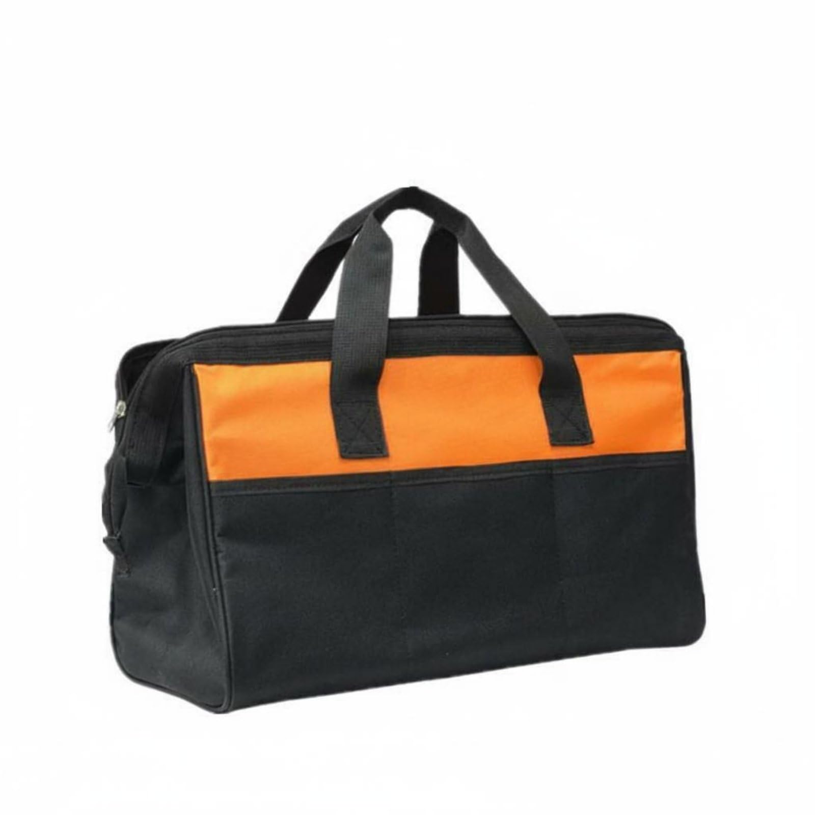 SECRET DESIRE Large Capacity Multi-Pocket Tool Organizer Wear-Resistant Heavy Duty Tool Bag for Electricians, Construction Workers, Carpenters, Job Site, Orange-image-34