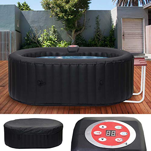 Mendler Whirlpool HWC-E32AM, 2 Personen In-/Outdoor heizbar...