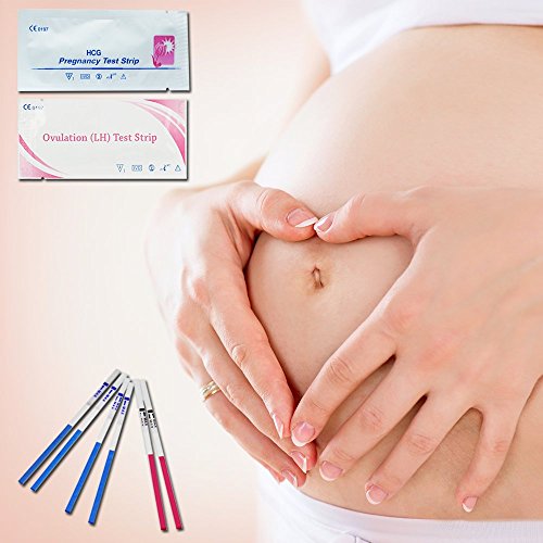 Ovulation Kits for Women Pre 25 LH Ovulation Test Strips and 5 HCG Pregnancy Test Strips Kit LH Ovulation Test Strips for Women - Thumbnail 6