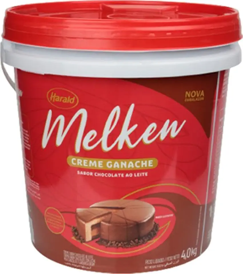 Creme Ganache Chocolate ao Leite 4Kg Melken Harald