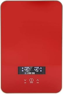 Sorand Riscaldatore di Acqua istantaneo, Schermo LED 220V 8500W Riscaldatore di Acqua Calda istantaneo Senza Serbatoio Tankless Riscaldamento a Temperatura costante(Rosso)
