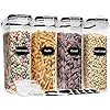 PRAKI Cereal Containers Storage Set...