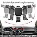 LUNQIN Car Phone Holder for Ford Ranger 2024 2025 Crew Cab Raptor Auto Accessories Navigation Bracket Interior Decoration Screen Mobile Cell Phone Mount case