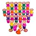 Kicko Mini Noise Putty Toys for Kids - Pack of 48 Slimes - Ideal for Sensory and Tactile Stimulation, Event Prize, Arts and Crafts, Bag Stuffer, Slime Parties, Educational Game, Assorted Color