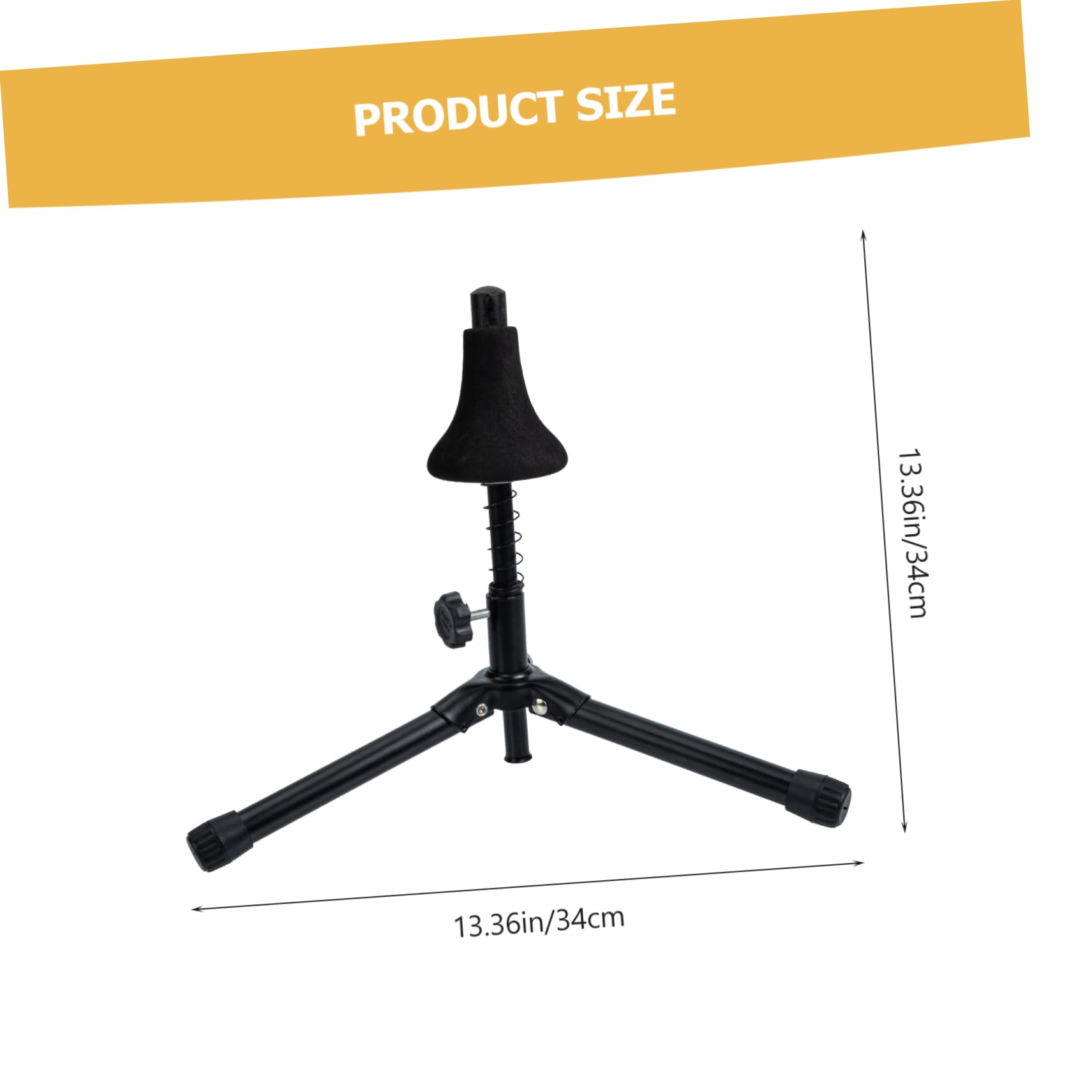 VANZACK Adjustable Height Trumpet Stand Portable Music Stand for Trumpet Displaying Rack