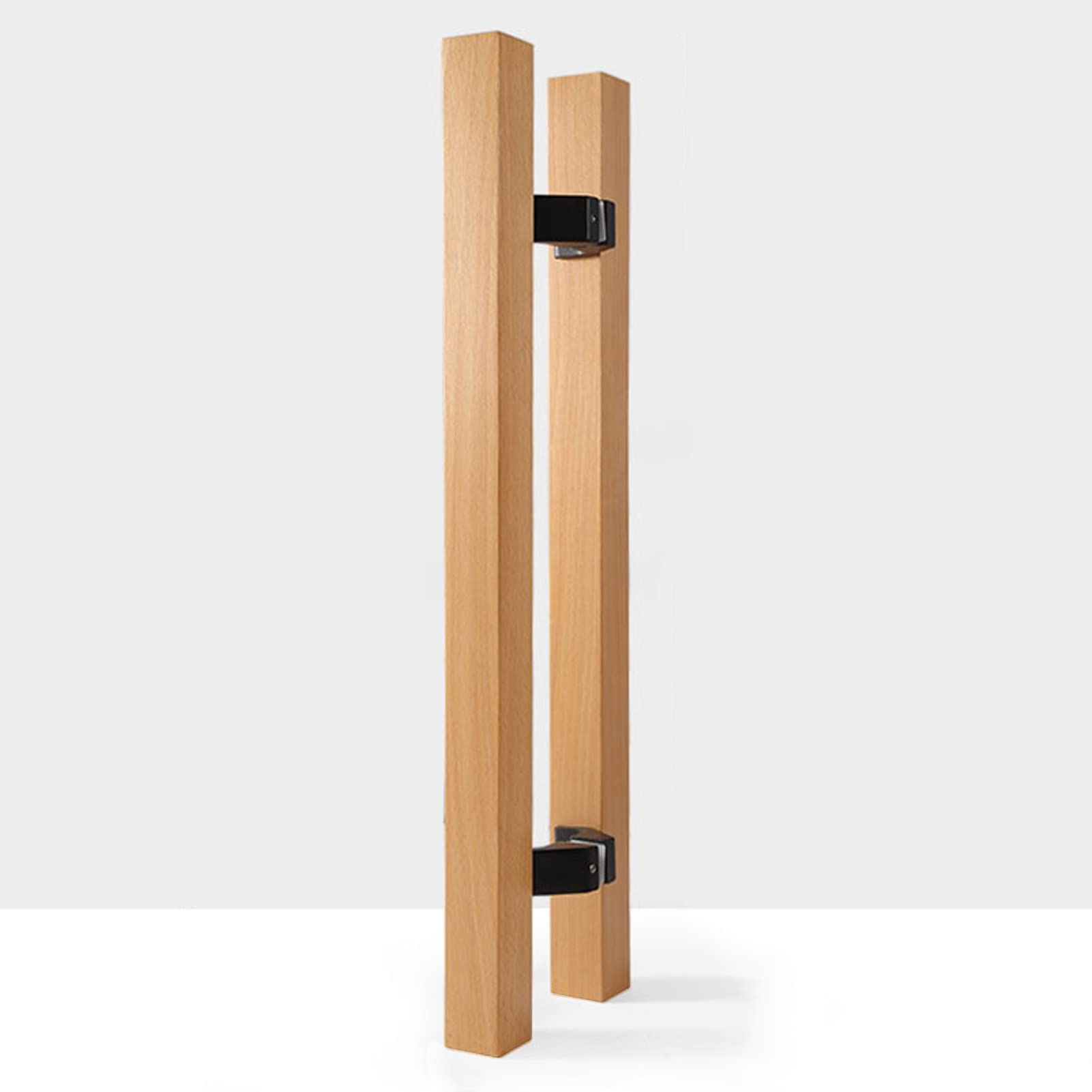 DFGHNBVC Sliding Door Pull Handle - Two-Sided Push/Pull Knob For Showers Gates, 16" To 59" Lengths, Durable Wood Finish, Perfect For Modern Home Decor,Style2-80Cm/32Inch