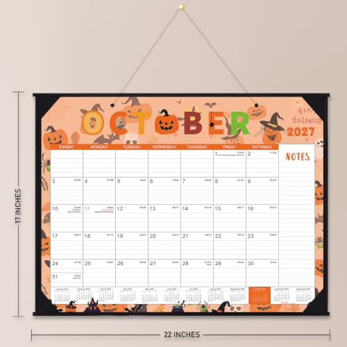 Image of Desk Calendar 2027-12 inch x 24 inch, Jan. 2027 - Dec. 2027, 12 Months