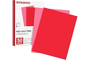 Red and Pink Valentine's Day Color Cardstock Paper for Arts & Crafts