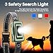 AIBORS Dog Shock Collar - 4300FT Dog Training Collar with Remote,Shock-Lock,Light for Night Walks, Innovative IPX7 Waterproof with 4 Training Modes, Rechargeable E-Collar for 8-150 LBS