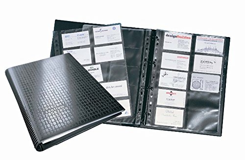 Carpeta de anillas para tarjetas de visita para el orden de escritorios de oficina actuales