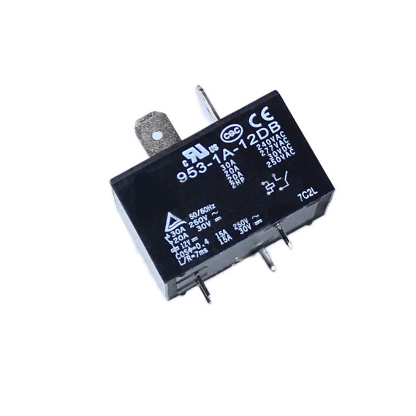 Relais 12V 953-1A-12DB 30A à 4 broches pour chauffe-eau