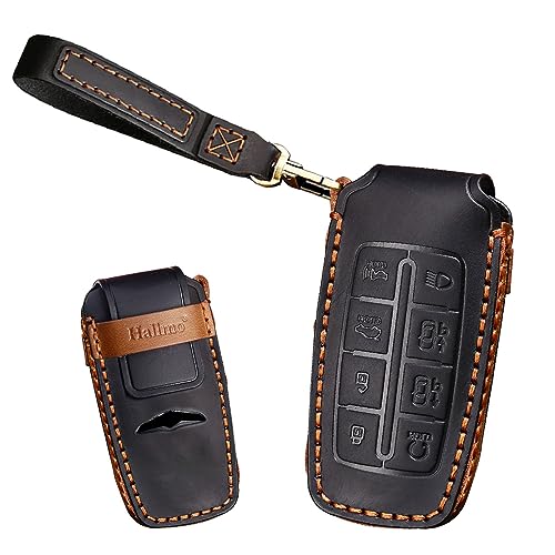 Coque de protection en cuir pour clé Hyundai Genesis G80 anti-choc