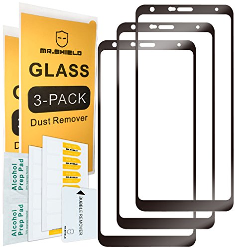 [3-PACK]-Mr.Shield For LG Stylo 4 [Japan Tempered Glass] [9H Hardness] [Full Cover] Screen Protector with Lifetime Replacement