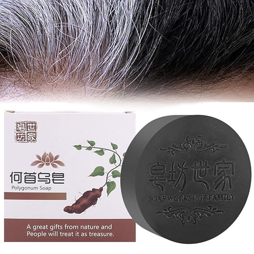 Image of Popular Polygonum Hair Soap He Shou Wu 1 bar -100g - chinese soap - pack of 1