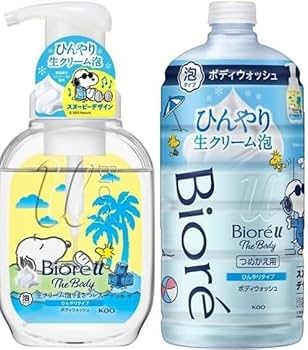 ビオレu 冷感生クリーム泡　ひんやりタイプ　泡タイプ　詰め替え用12本セット Amazon | ビオレu ザ ボディ 泡タイプ ひんやりタイプ 涼やかな