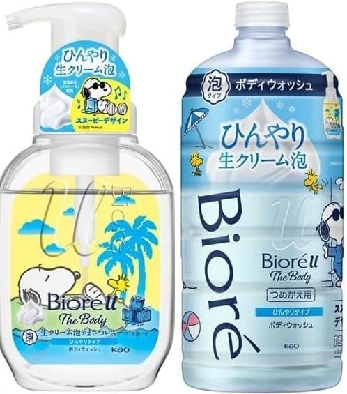 ★10本セット★ビオレu ザ ボディ 冷感 泡 ひんやりタイプ 本体&詰替セット ☆10本セット☆ビオレu ザ ボディ 冷感 泡 ひんやりタイプ 本体