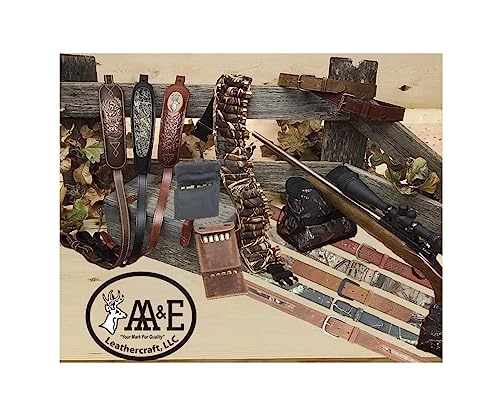 AA&E Leathercraft 8501037-210 Leather Trophy Gunsling, Brown