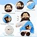 Yelakey Jesus Plush Speaks 20 of Bible Verses and 3 of Bible Music Jesus Stuffed Doll to Teach Suitable for Church Sunday School Religious Easter (Blue)