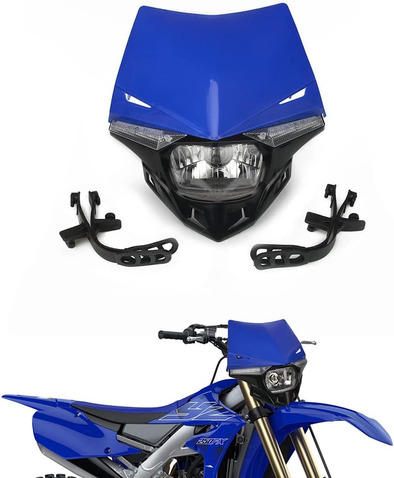 AnXin Dirt Bike Headlight Motorcycle LED Headlight Head