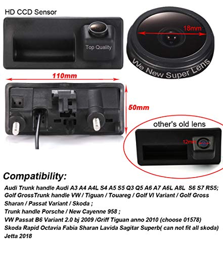 1280 * 720 Pixel Super HD Trunk Handle Car Camera - Image 2
