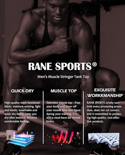 Men's Stringer Tank Top Bodybuilding Workout Gym Vest Sleeveless Shirt Y-Back Dry Fit Training Muscule Cut T-Shirt2