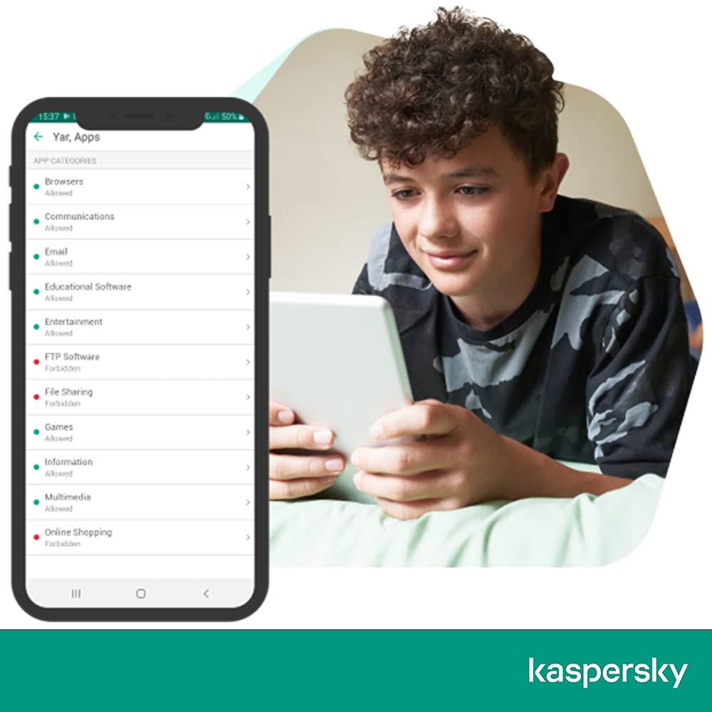 Kaspersky Safe Kids | 1 Benutzerkonto | Jährliches Abo | PC/Mac/Android/iOS | Aktivierungscode per Email