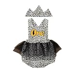 Combinaison Fille Lingerie Enfant en bas âge enfants filles infantile à la mode sans manches lettres imprimés léopard maille barboteuse combinaison Combinaison Apiculture Enfant (Black, 3-6 Months)