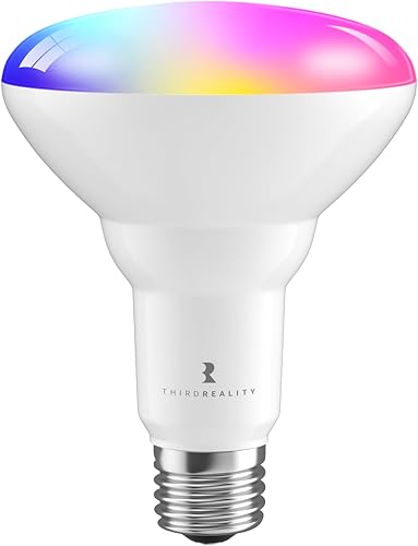 THIRDREALITY Bombilla de color inteligente ZB3, requiere concentrador Zigbee, 650 lúmenes, luz de inundación BR30E26, RGB a todo color, certificado