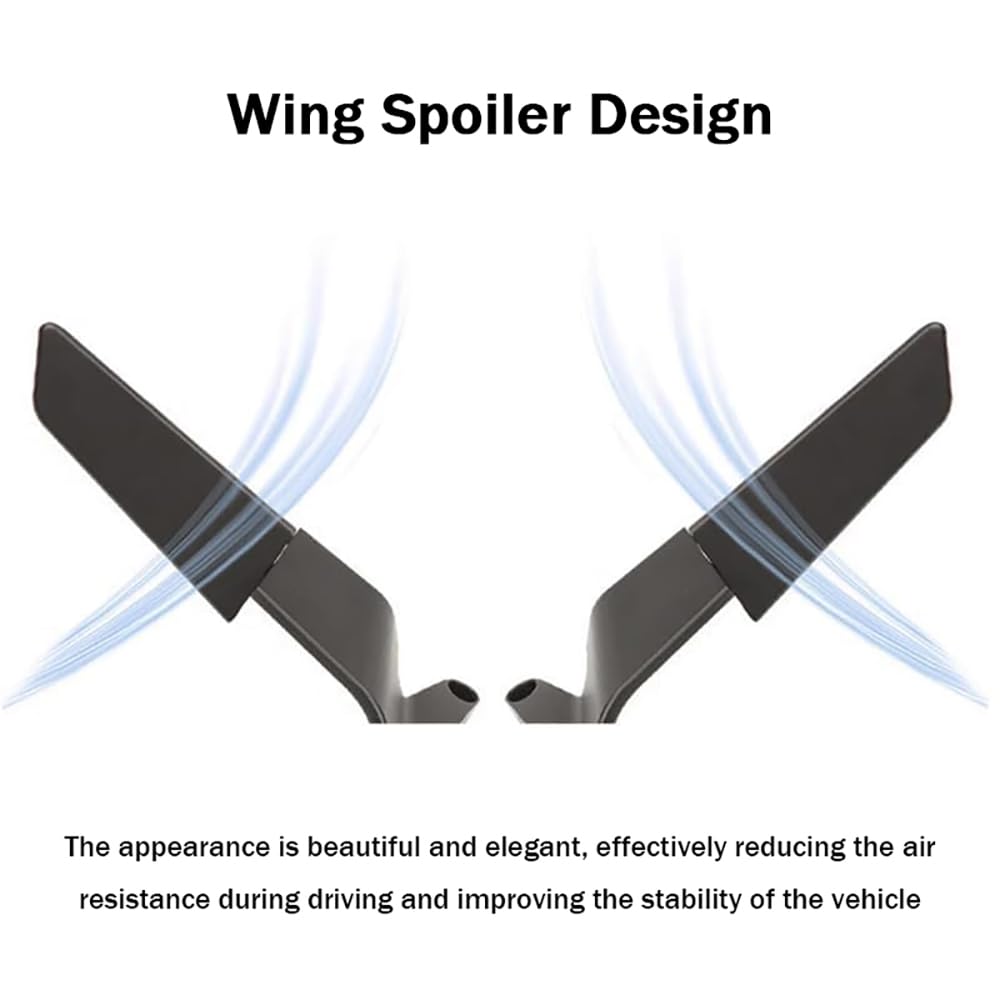 2 Pièces Retroviseur Moto pour Suzuki GSX-R 125 2017-2023, Ajustement Multi-Angle Rétroviseur Latéral Aérodynamique avec Verre Bleu Anti-Éblouissement