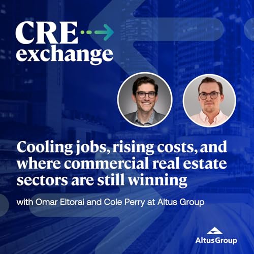 Cooling jobs, rising costs, and where CRE sectors are still winning Podcast Por arte de portada