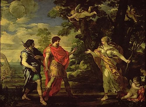 Art Portrait Vénus et Enée de Pietro Da Cortona grand format