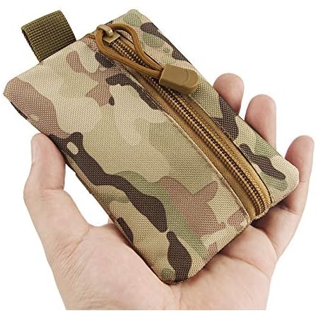 Amazon メンズ小物入れ ポーチ タクティカル ミニ小物 財布 サバイバル 探検 キャンプ アウトドアおしゃれ 小物入れ 収納ポーチ ダンプポーチ バッグ 通販