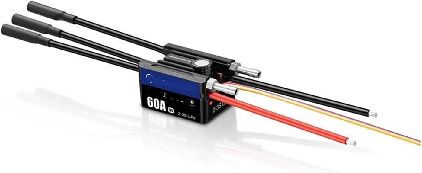 30A 60A 90A 120A-V4 ESC, Suitable for Remote Control Boats with a Length of ≤45-100CM(Seaking 90A V4)