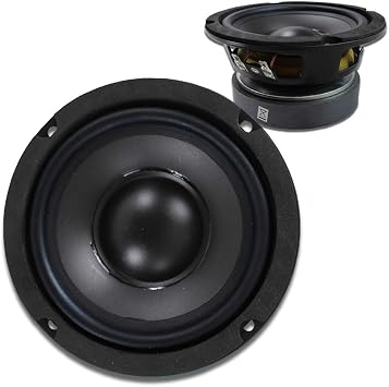 Skytec 5.25" Passive HiFi Speaker Drivers Pair - 150W Woofer Cones, 75W RMS, 8 Ohm Hi-Fi Replacement Speakers for DIY Audio, Home Stereo, Rubber Surround, Polypropylene Cone, Clear Sound