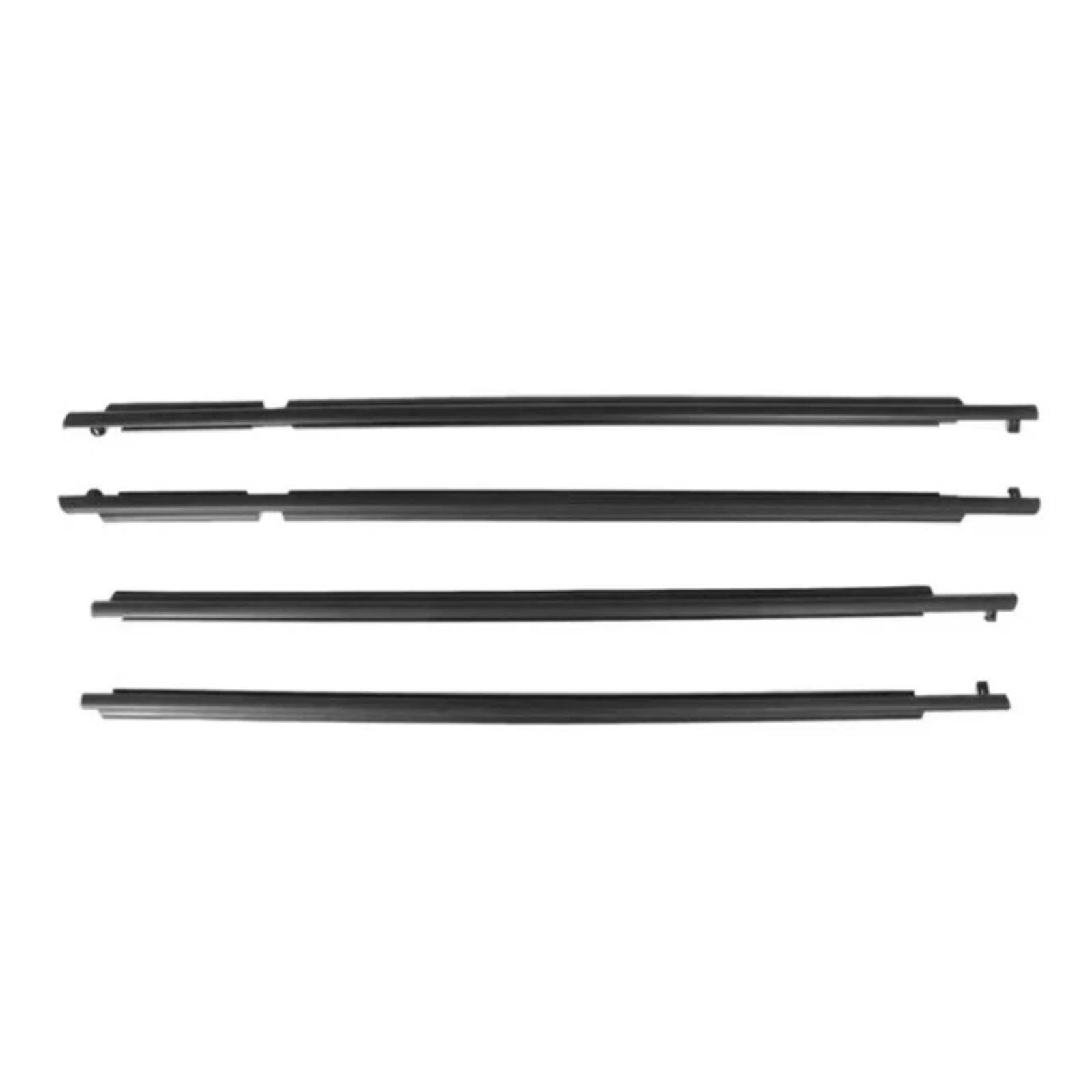 Automotive Window Seals Compatible with Nissan for X-Trail T31 2008-2013 4Pcs Outside Windows Seal Protector Glass Weather Strips 08211DA0A