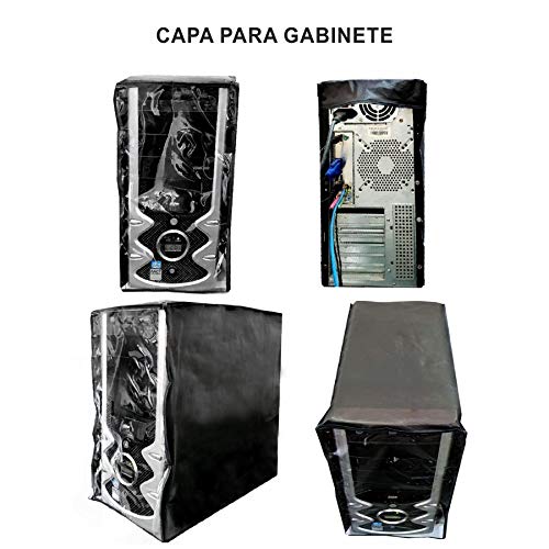 CAPA PARA GABINETE TECLADO E MONITOR 23