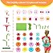 IQKidz 3-6 Years Old Toddler Toys - Flower Garden Building Toy with Insect Pegs, Educational Activity Gifts for Girls Preschool-Kindergarten, 153Pcs STEM Stacking Pretend Play Set