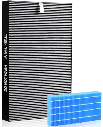 FETION シャープ 加湿空気清浄機 交換用フィルター 2点セット 集じん・脱臭一体型＋加湿フィルター FZ-G40SF＆FZ-H40MF 対応機種 KI-JS40/KI-HS40/KI-NS40/KI-TD50/KI-SD50/KI-PS40/KI-RS40/KI-RD50/KI-RD50 互換品 長寿命 高集塵・脱臭効果の商品画像（Amazon）