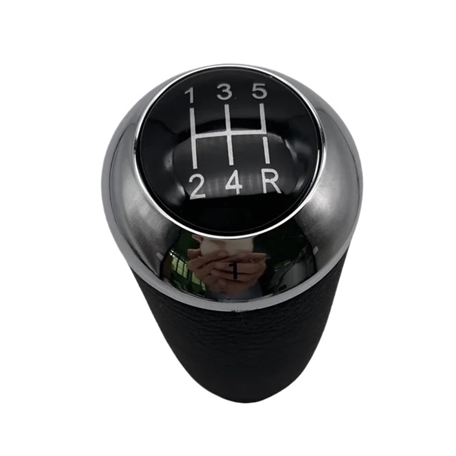 KUNYOS Leather Gear Knob for Mazda 3 BK BL CW 6 5 3Series CX-7 for Mx-5 5/6 Speed Car Gear Shift Knob Leather Lever Head Ball(5 Speed)
