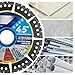 Diamond Multi-purpose Saw Blades, 4.5 Inch Diamond Compound Saw Blade, Versatile and Durable Grinder Blade, Heavy Duty Angle Grinder Discs for Cutting Marble Quartz Stone Tile Metal Plastic(3pcs)