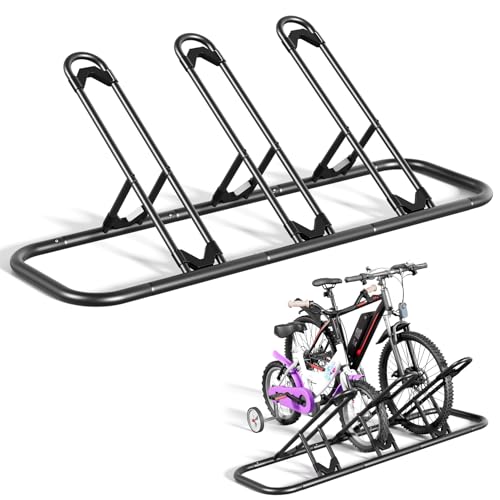 Mr IRONSTONE 3-Bike Floor Rack