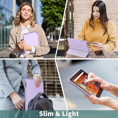Image of DJ&RPPQ Lightweight and Convenient Case 10 inch 2023 Protective Case with Auto Wake /Sleep-Purple