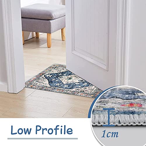 KIMODE Boho Area Rugs 60 x 90cm, Vintage Door Mats Indoor - Image 4