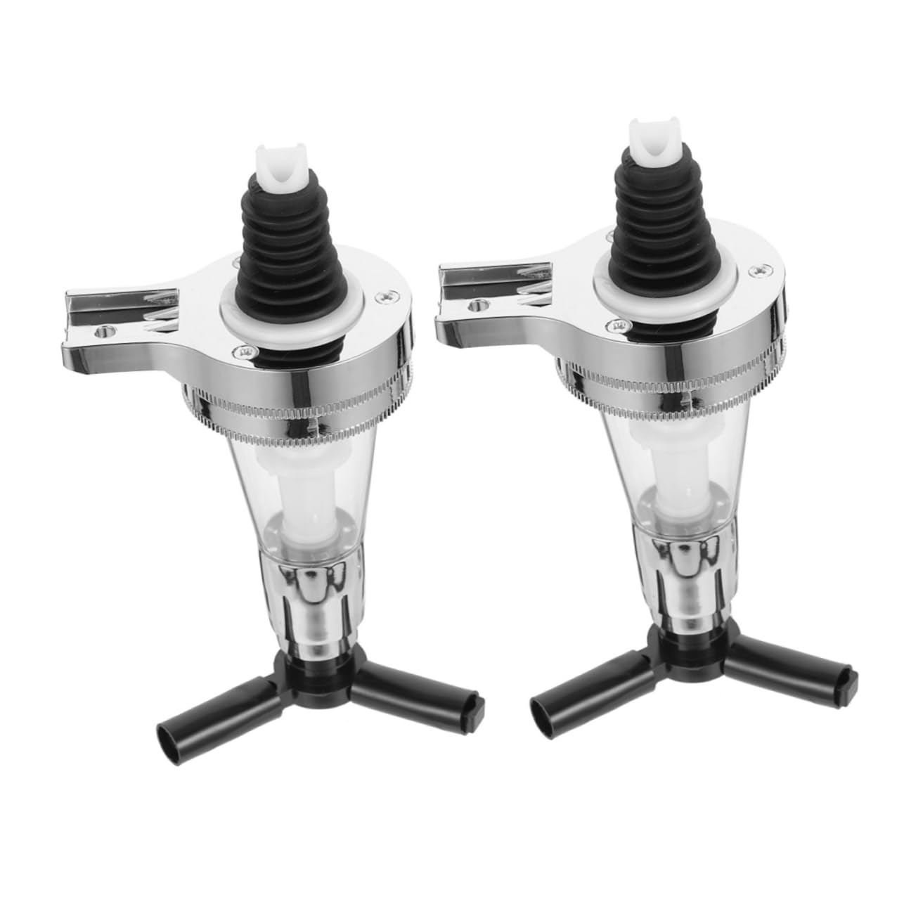 BRIGHTFUFU 2pcs Wine Dispenser Water Dispenser Wine Pourer Spring-loaded Dispenser Drinking Supply Rational Dispensers Shot Pourer Dispenser Wine Ration Dispenser Wine Supple Stainless Steel