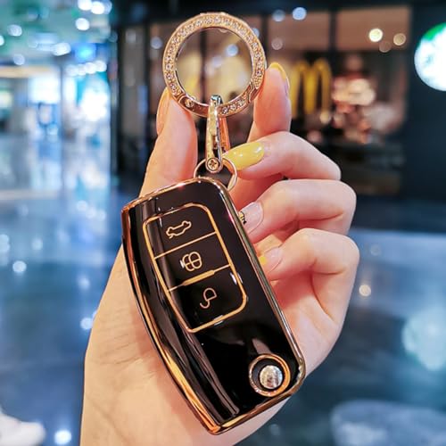Étui pour clé Ford Fiesta Kuga antichoc en TPU souple flexible 3b