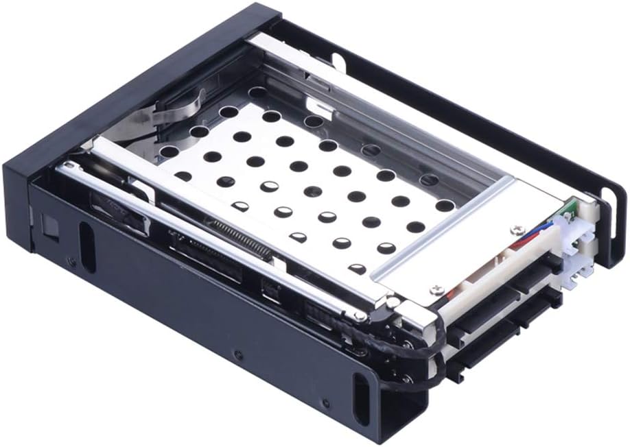 Dual Bay 2.5" Inch SATA III Hard Drive HDD & SSD Tray Caddy Internal Mobile Rack Enclosure Docking Station Hot Swap