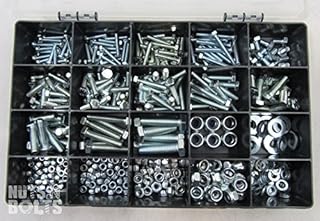 Grade 8.8 Assorted Box kit M4,M5 M6 M8 M10 Nuts and Bolts Setscrews BZP NYLOC