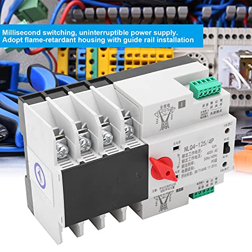 ATS 4P interrupteur de transfert automatique triphasé 400V 100A sur rail DIN - 7
