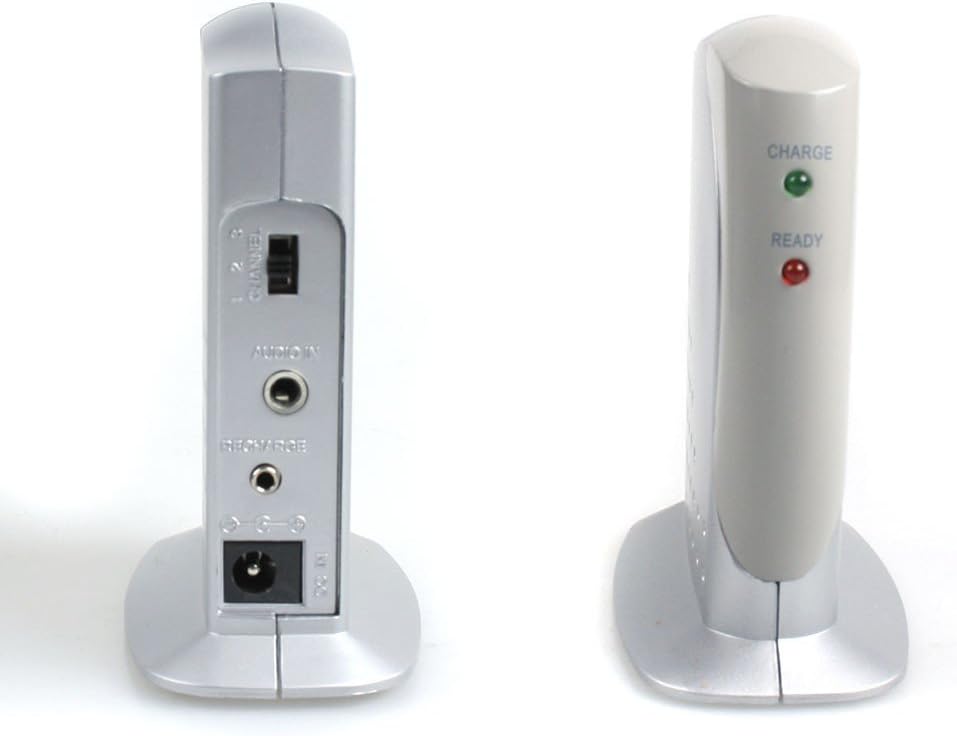 Vivanco FMH 6050 Transmitter back view z portami